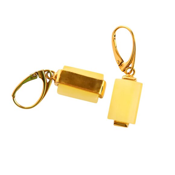 Aleksander Gliwinski Butterscotch Amber Earrings - Picture 4 of 6